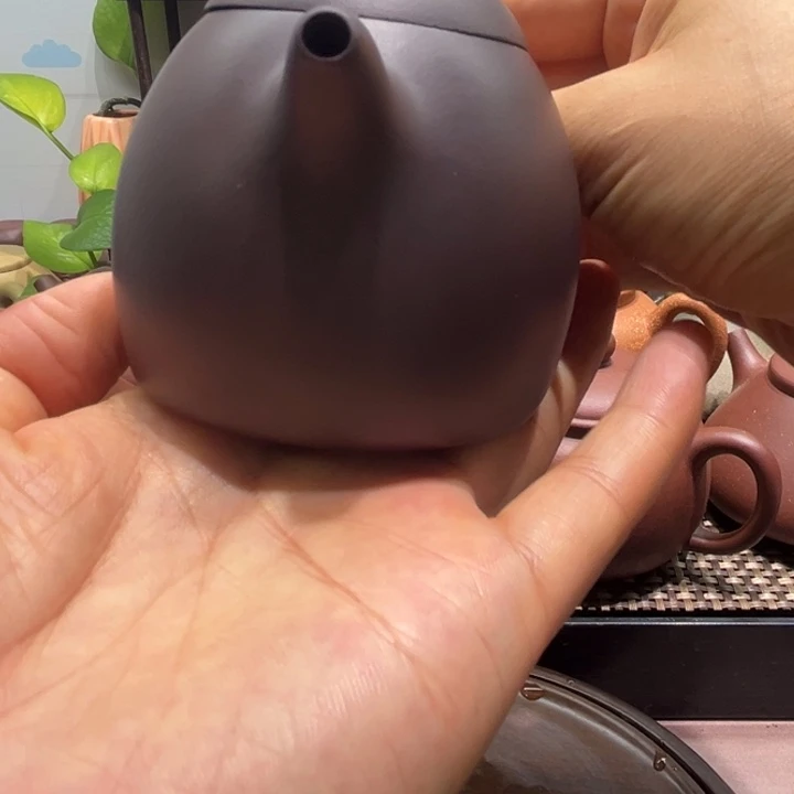 茶壶紫砂微瑕60目老紫泥
