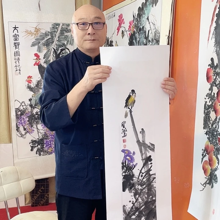 国画张圣敏先生纯手绘作品