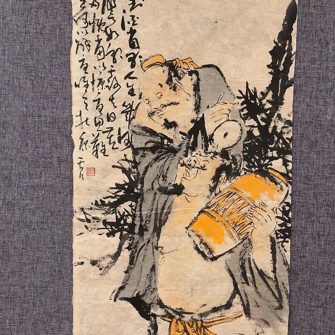 国画雷公老师作品画作
