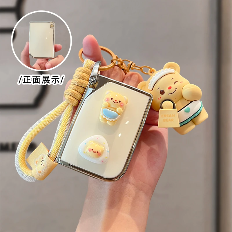 新款领克03钥匙套07/01/06/09/05全包高级汽车保护壳男女士小熊链