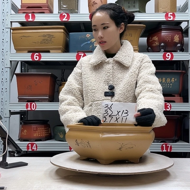 紫砂花盆紫砂花盆