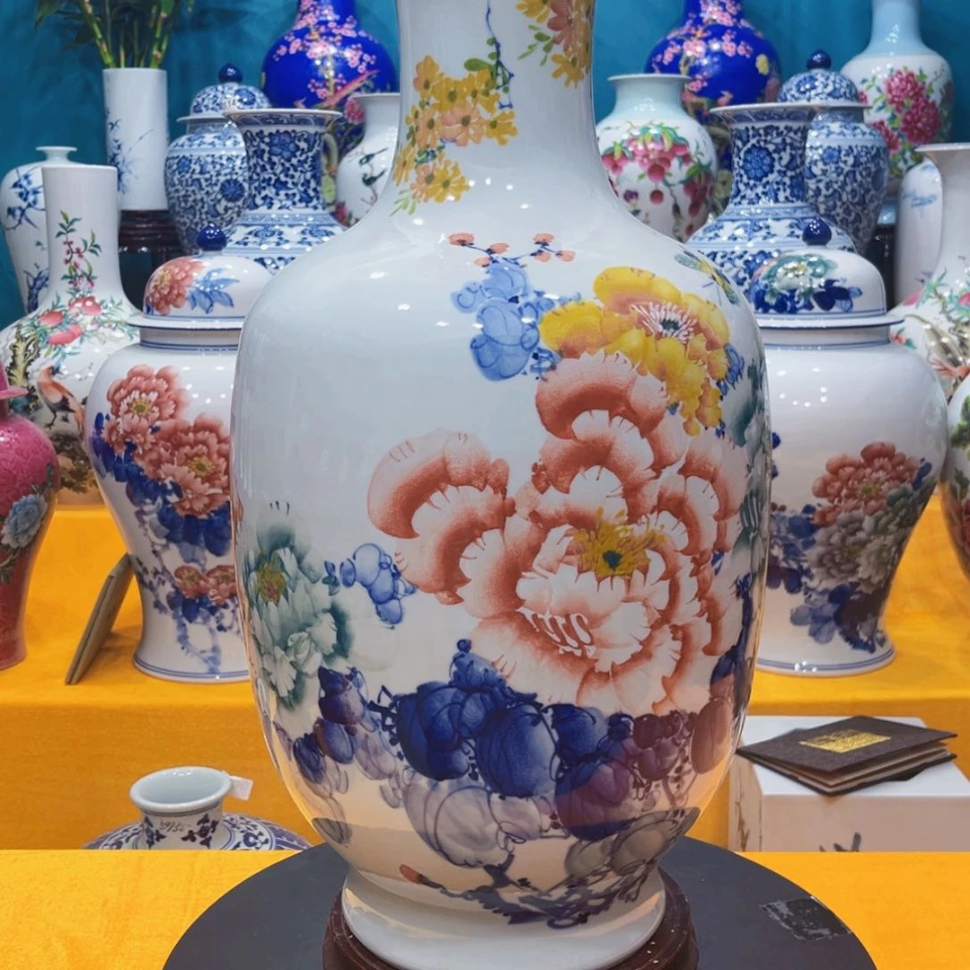 摆件景德镇陶瓷花瓶