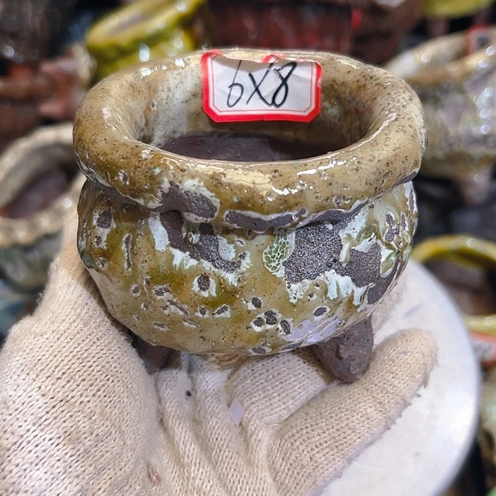 粗陶花盆手工花盆制作