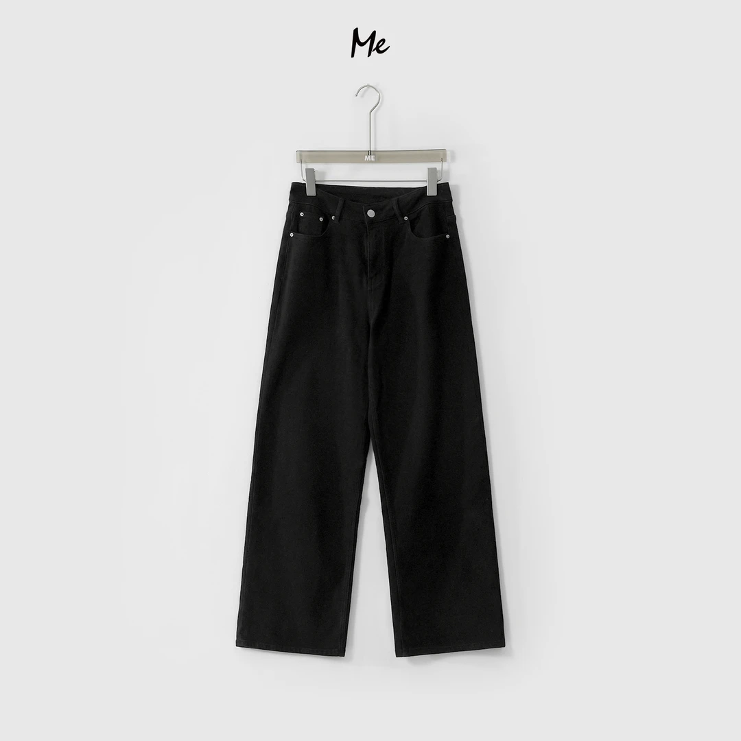 ME【堆叠裤】 轻奢休闲时尚新款高腰显瘦牛仔裤 MEQC3735加绒
