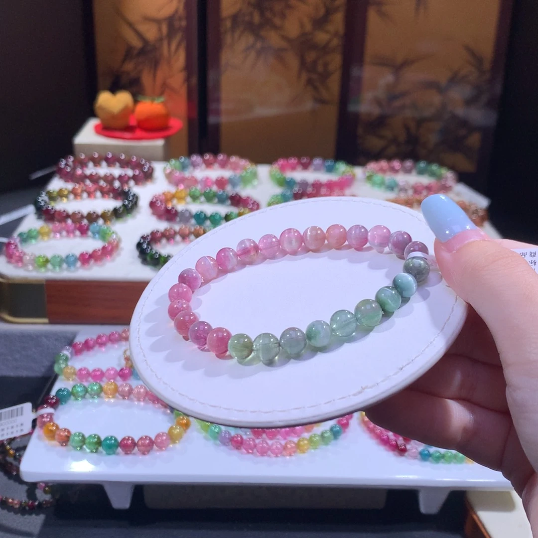 未镶嵌手链碧玺碧玺