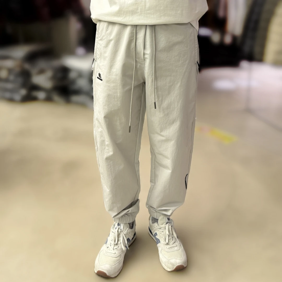 2025春季新款男士束脚工装裤时尚潮流ins百搭休闲裤痞帅长裤子