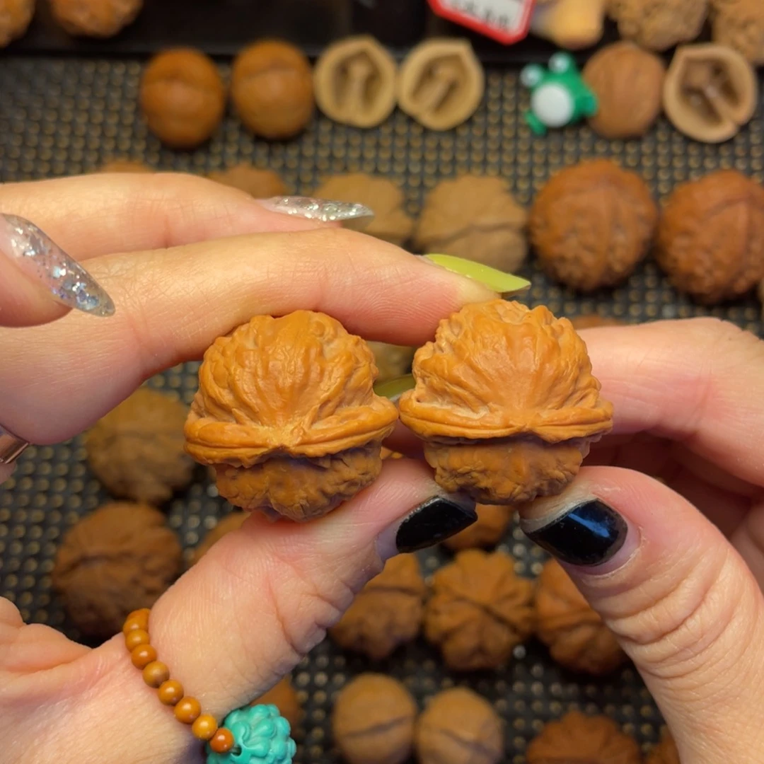 文玩核桃吊坠27尺全品水晶苹果园00014