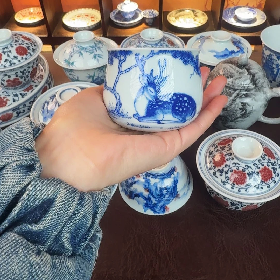 景德镇陶瓷手绘作品