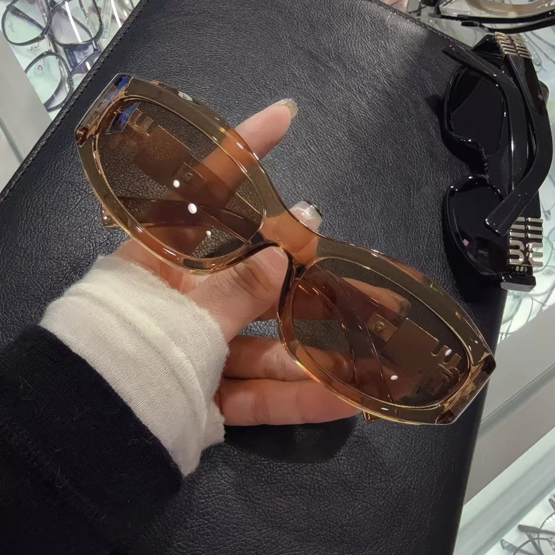【667】2025新款高级感百搭uv400防蓝光眼镜墨镜网红猫眼时尚复古