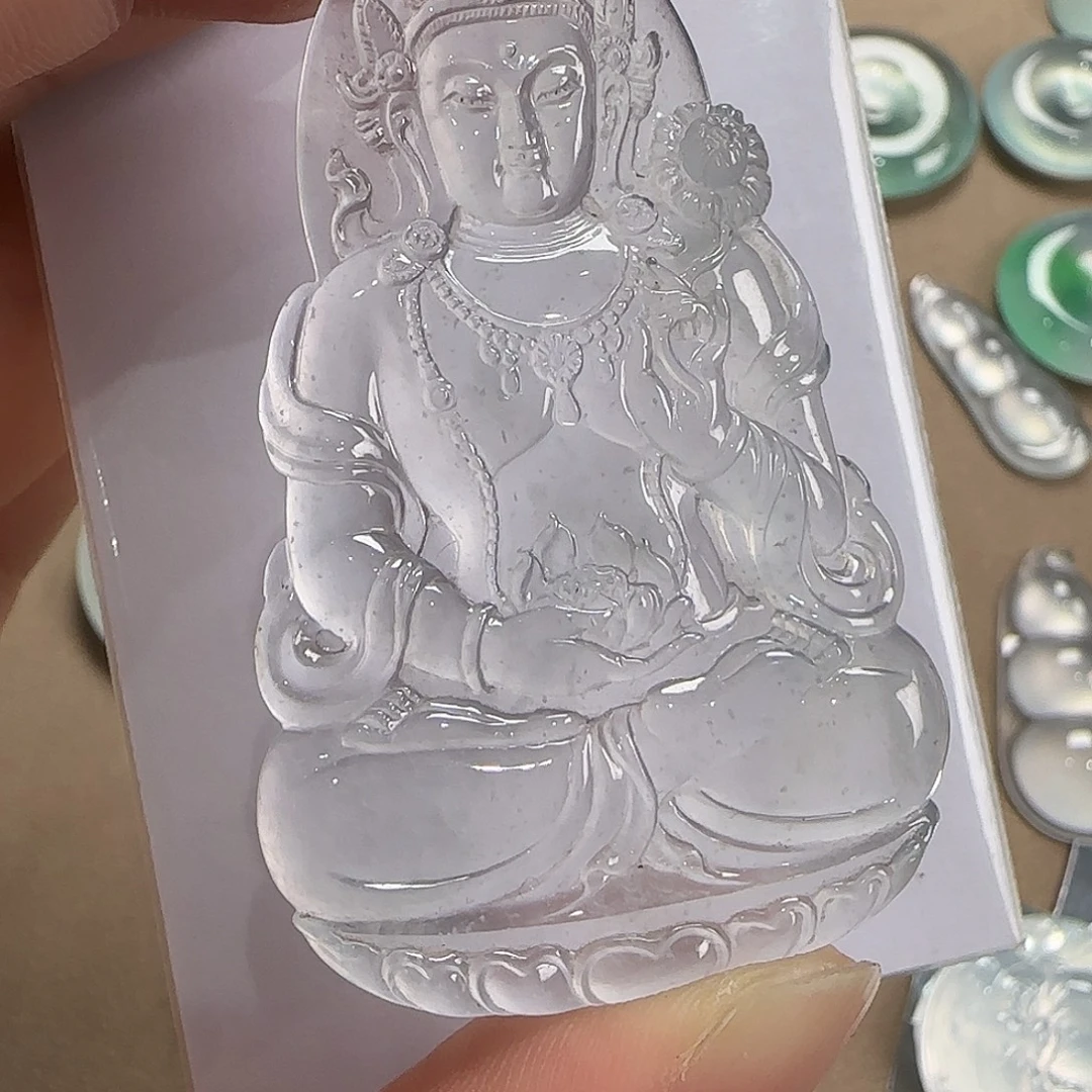 翡翠未镶嵌颈饰