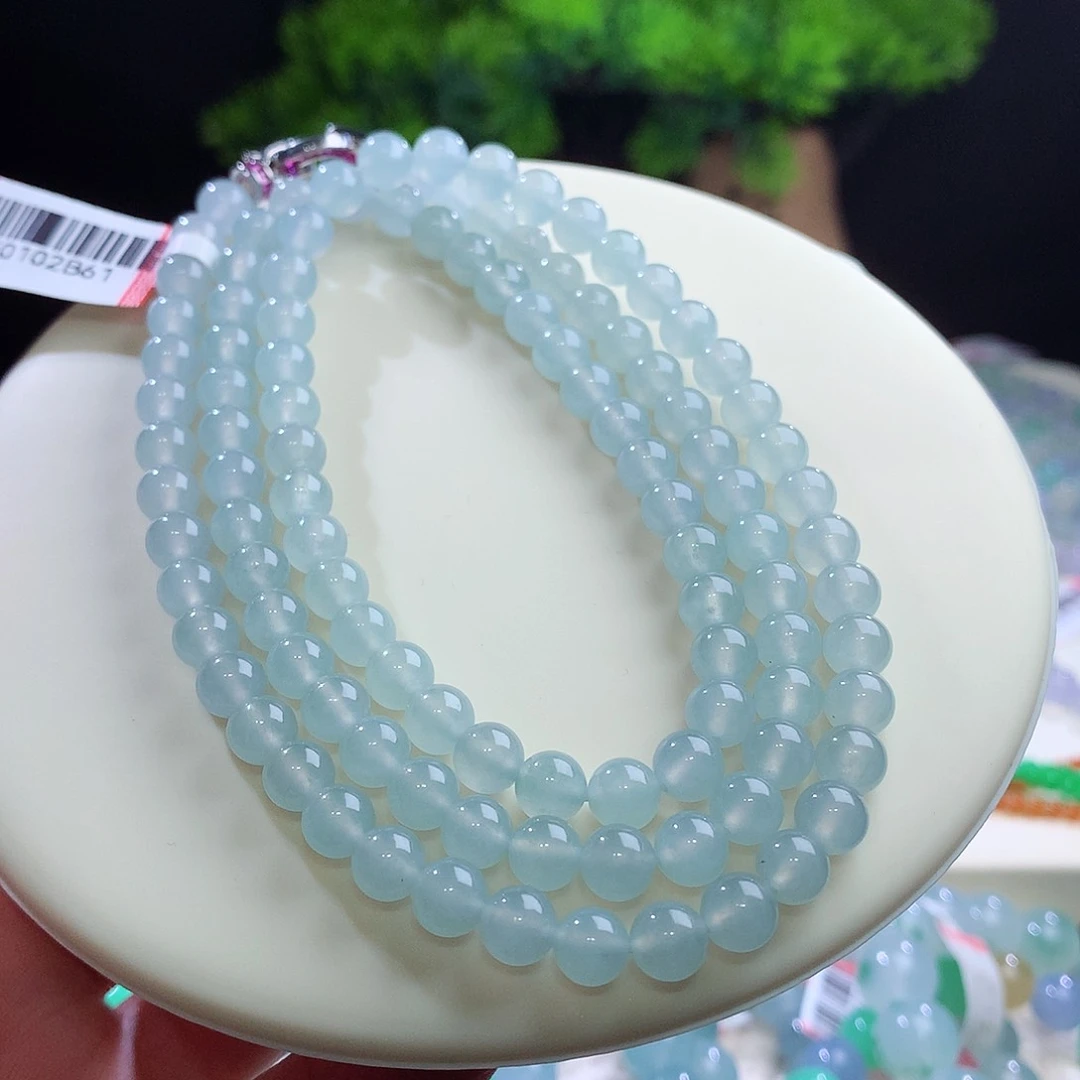 项链未镶嵌翡翠卡6mm