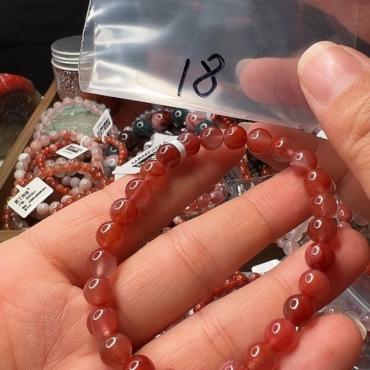 金***计南红玛瑙未镶嵌配饰18