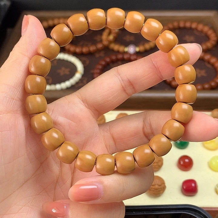 手串猴头核桃猴头核桃原皮原色直切体验款