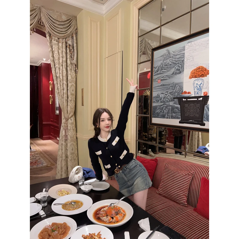 Lilylikes ''千金大小姐'' 26S绵100羊毛高品质针织开衫套装系列x