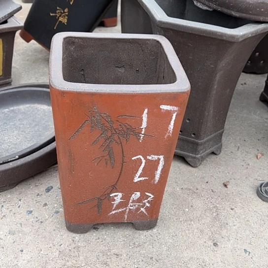 紫砂花盆透气花盆