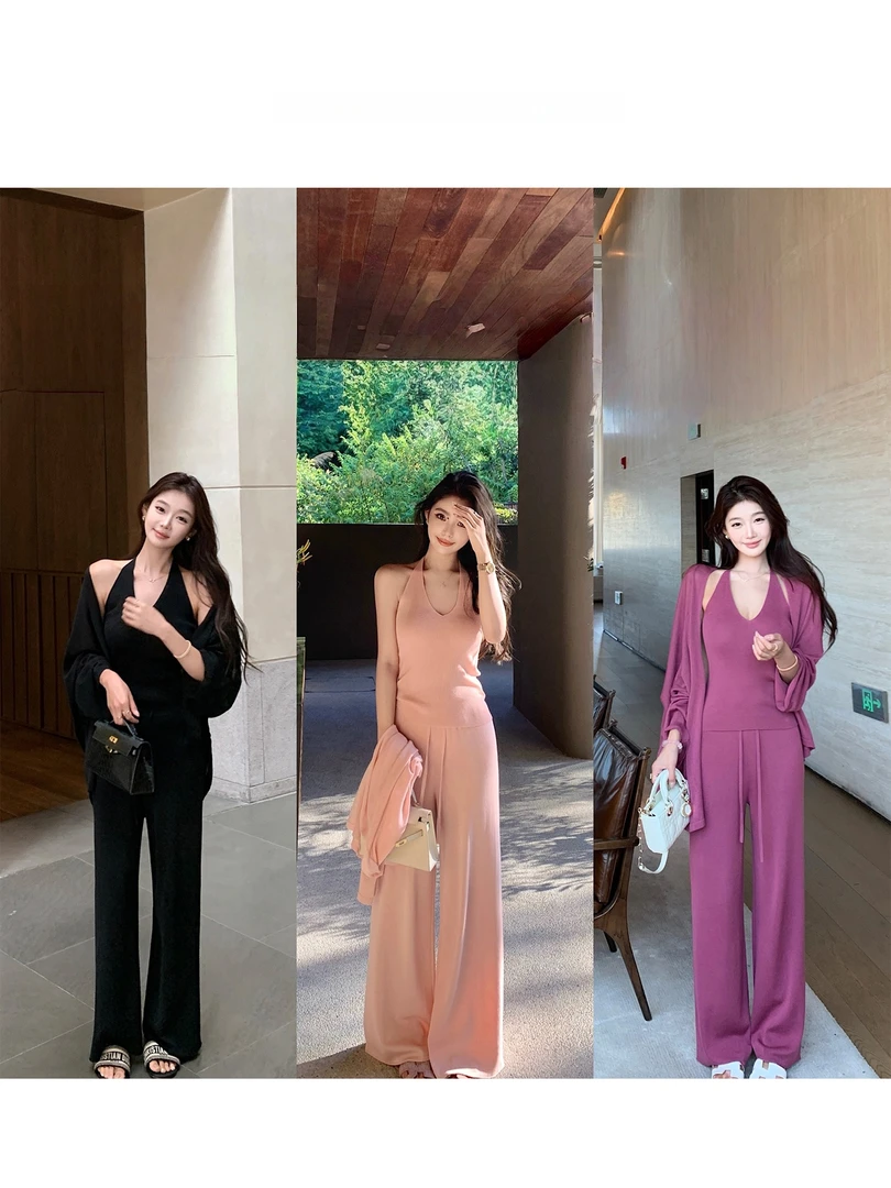 韩版套装慵懒风松弛感新款防晒开衫套装女款爆款2025新款高级感