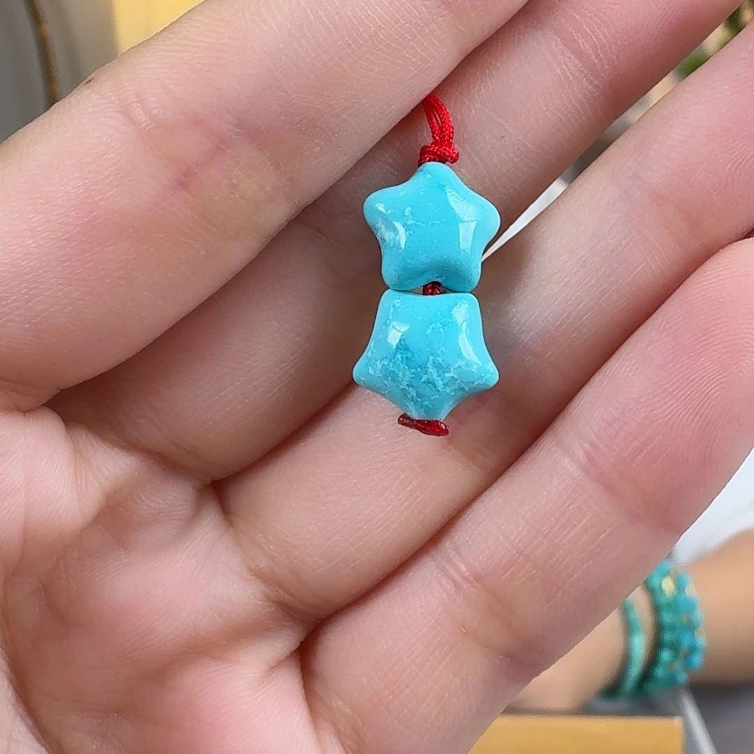 绿松石未镶嵌挂件