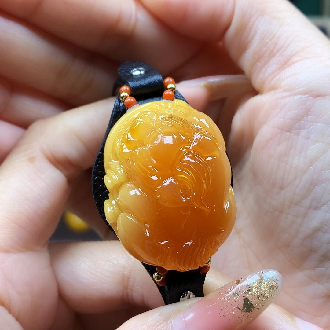 蜜蜡手镯未镶嵌手镯