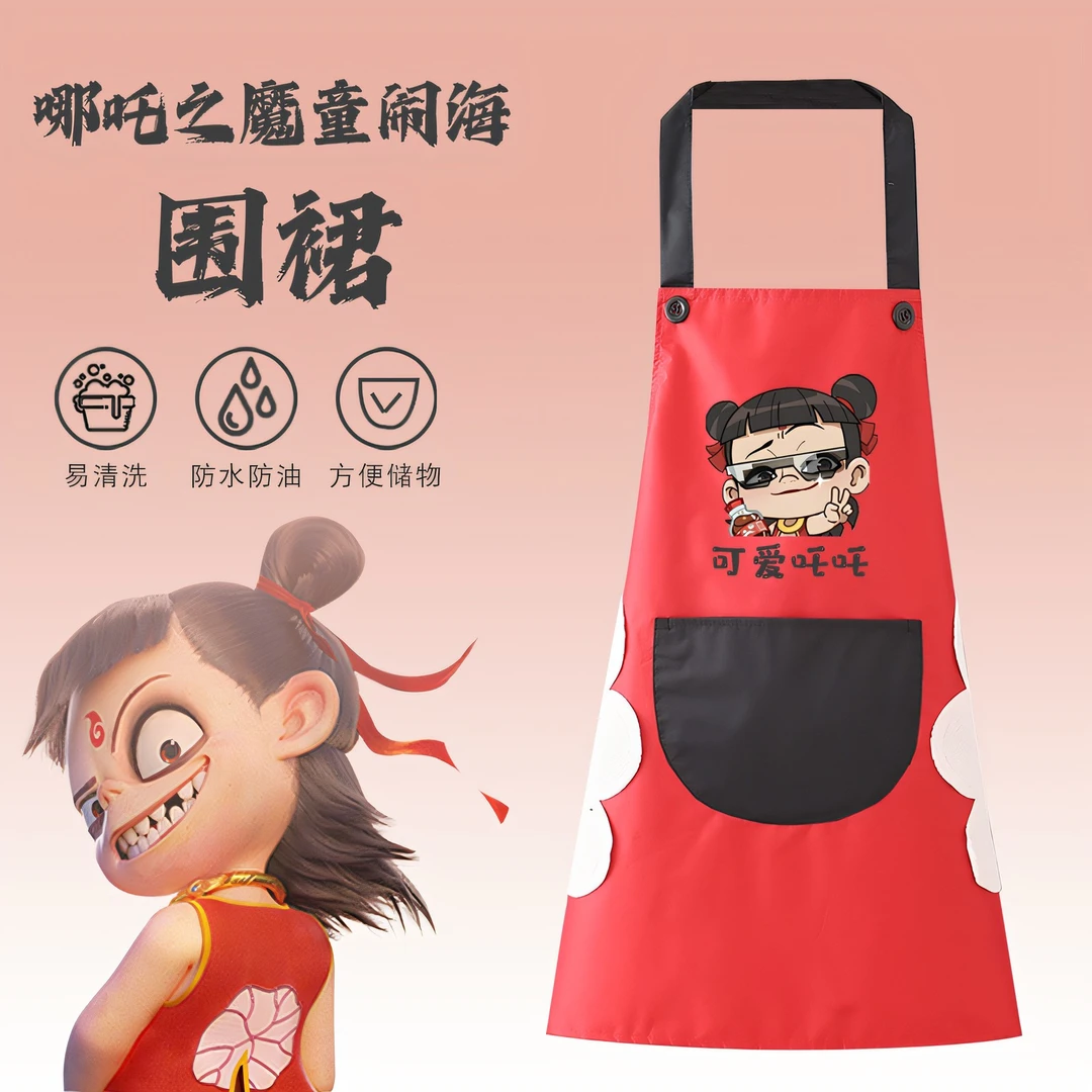 25家用防水耐脏围裙耐污耐磨罩衣防水耐污工作服可定制logo男女