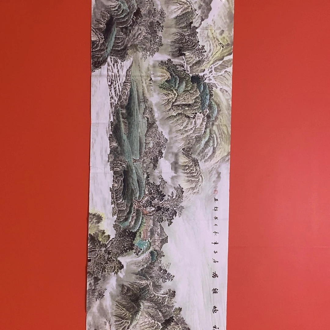 国画山水花鸟国画作品