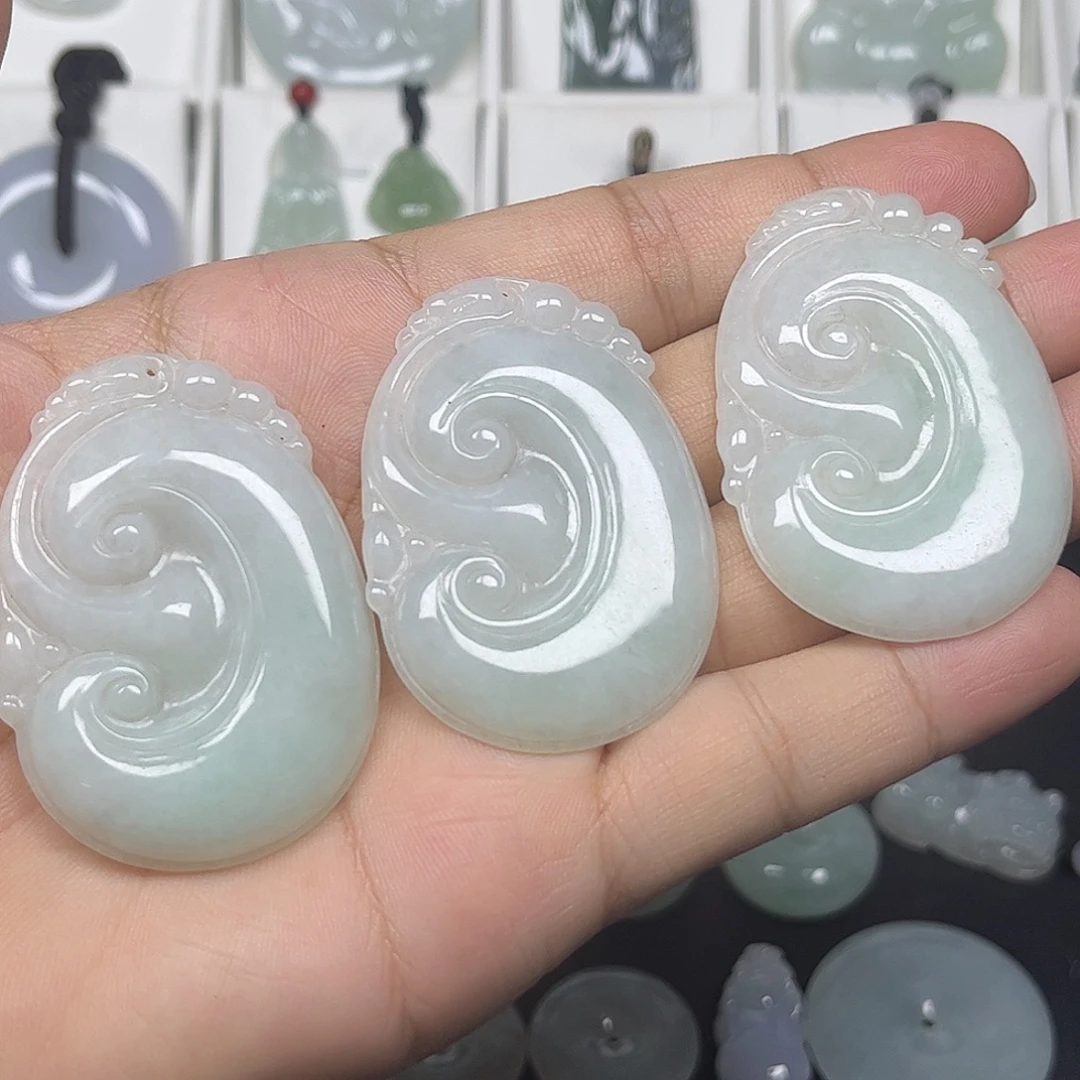 颈饰未镶嵌翡翠缅甸天然翡翠