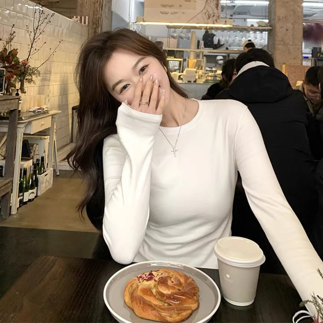 【粉风】东大门. halff经典款舒适圆领百搭T恤