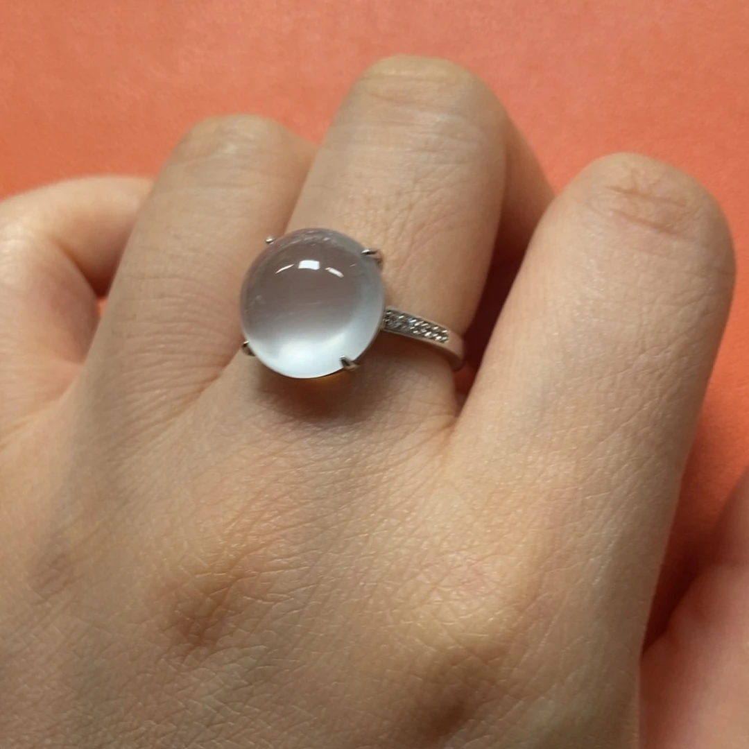 石英质玉银S925镶嵌颈饰