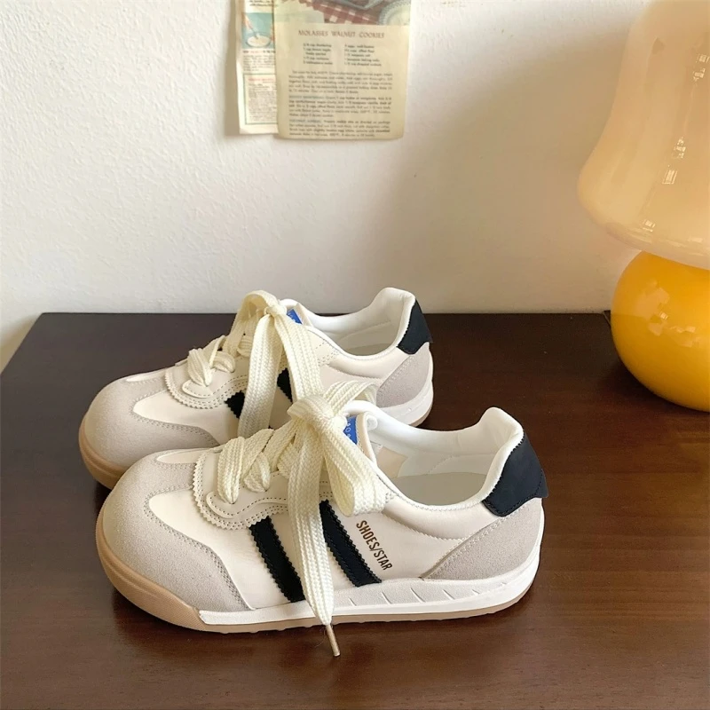 软底轻便德训鞋女2025新款夏季百搭网面透气爆款配裙子阿甘小白鞋