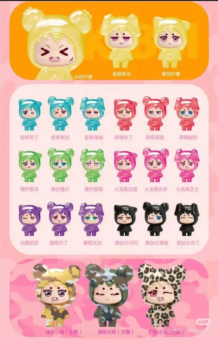 《三克油直播间代拆盲盒》KIBBI冒兜萌粒2