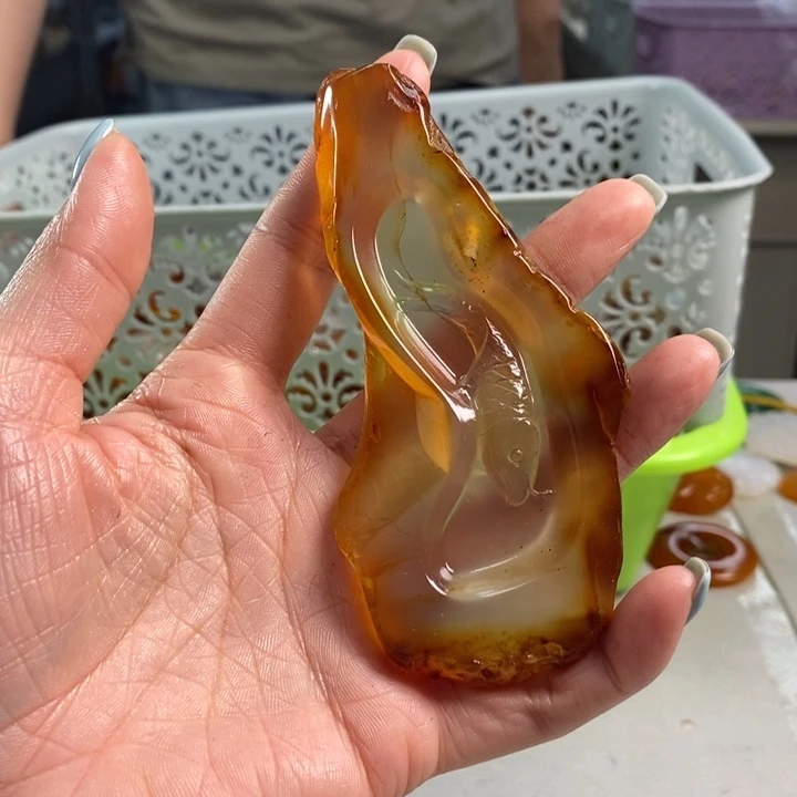 玛瑙/玉髓未镶嵌吊坠(不含链)