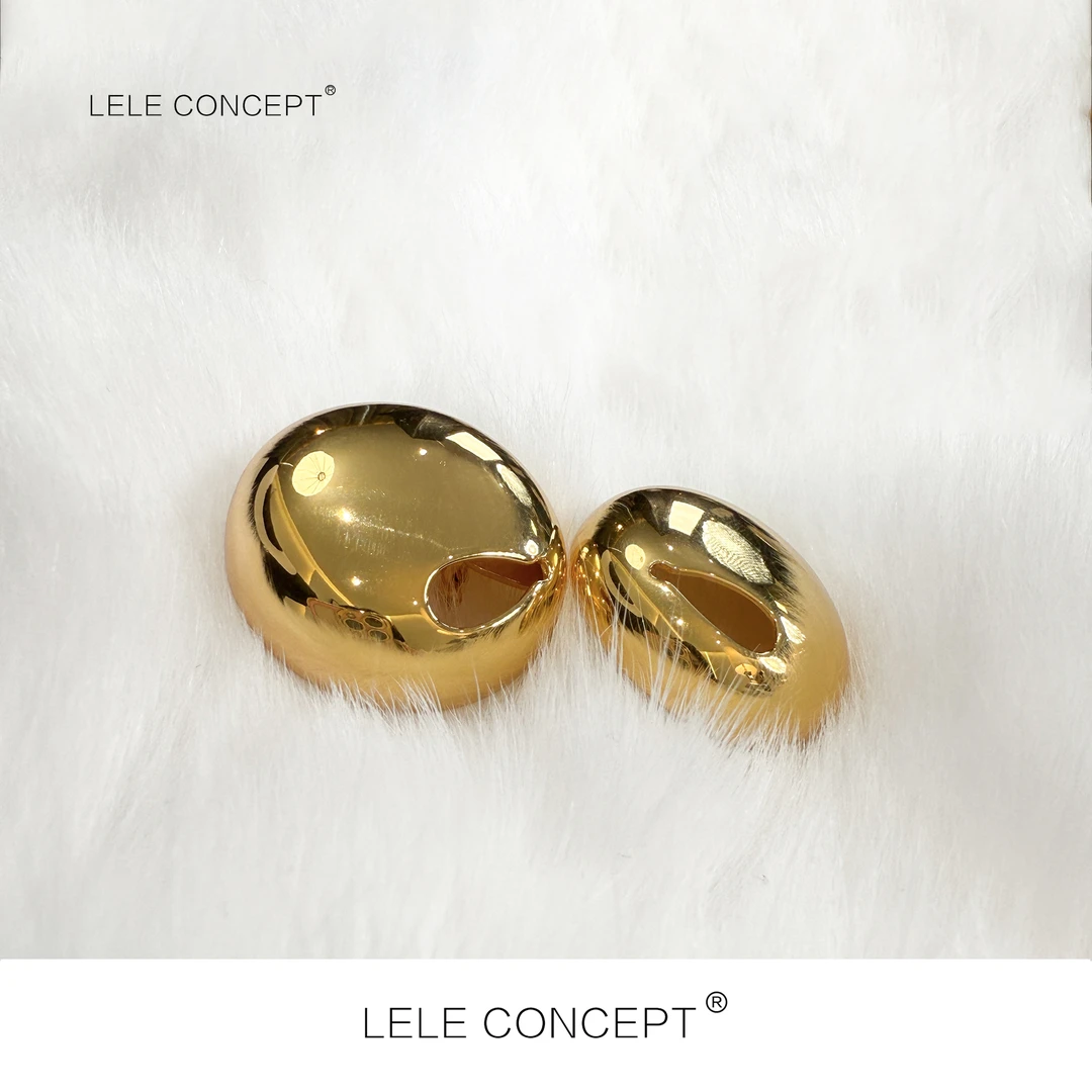 LELE CONCEPT 铜合金耳饰 丨时尚洋气百搭款圆豆耳钉SP0220