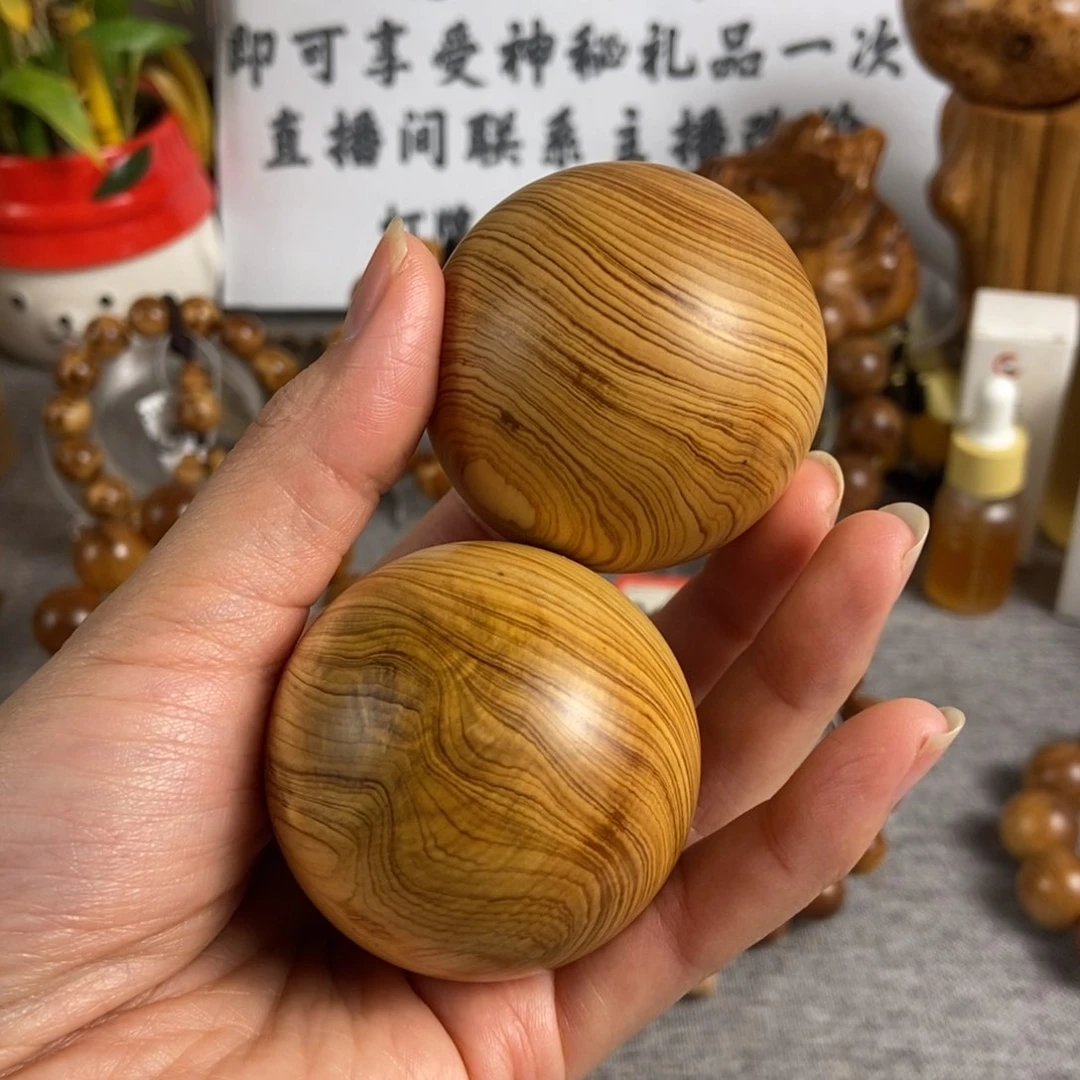 柏木（崖柏）手串/手链北太行高崖陈化手球50微裂 原80