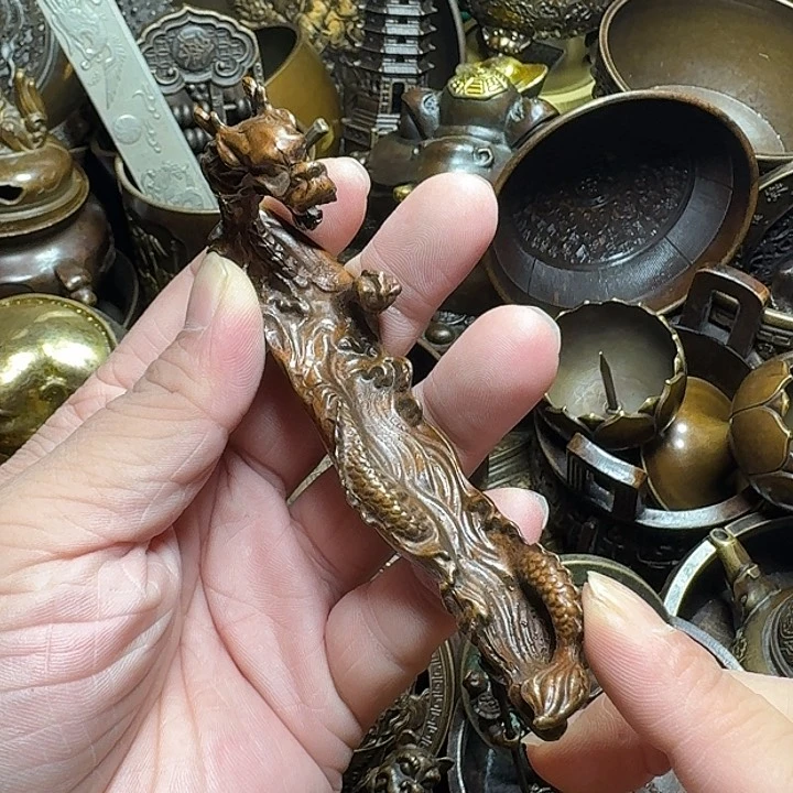 铜器摆件收收藏藏