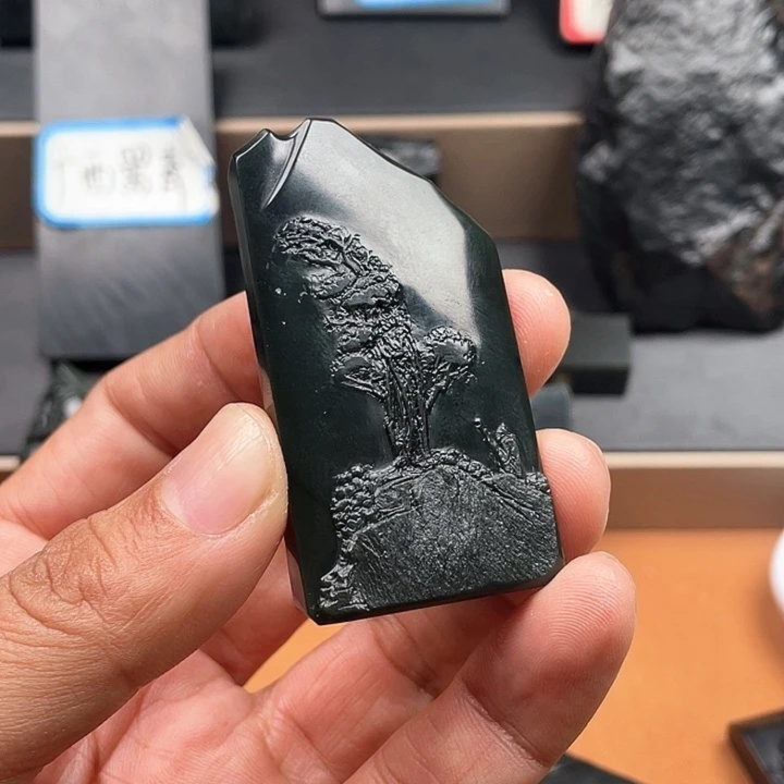 和田玉颈饰未镶嵌熊*希