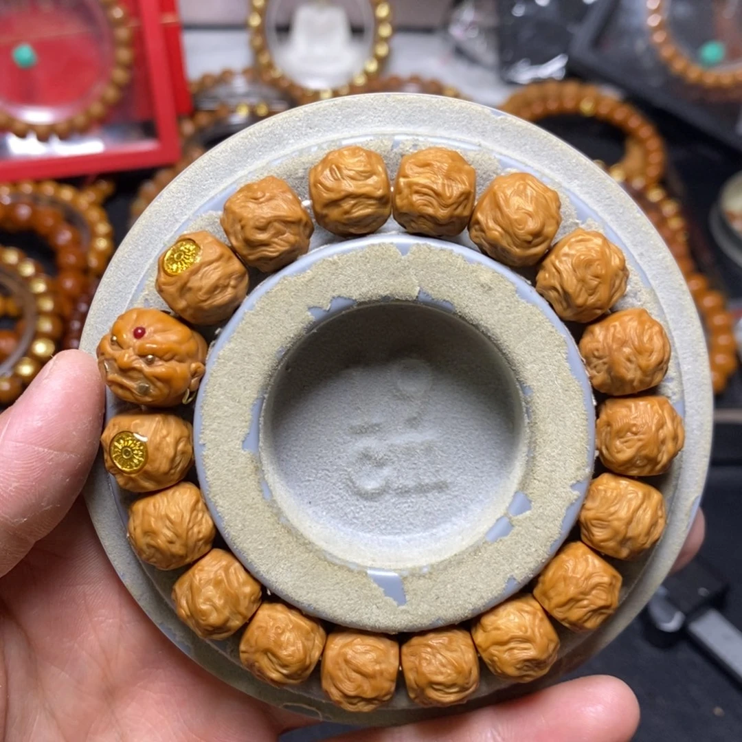 猴头核桃手串全品双标款獠牙恶僧龙蛇之变 尺寸13+龙岩料 单号101