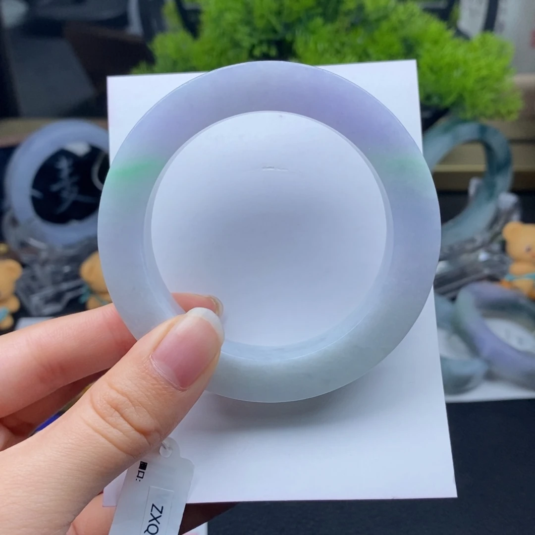 未镶嵌手镯定制翡翠双耳挂翠