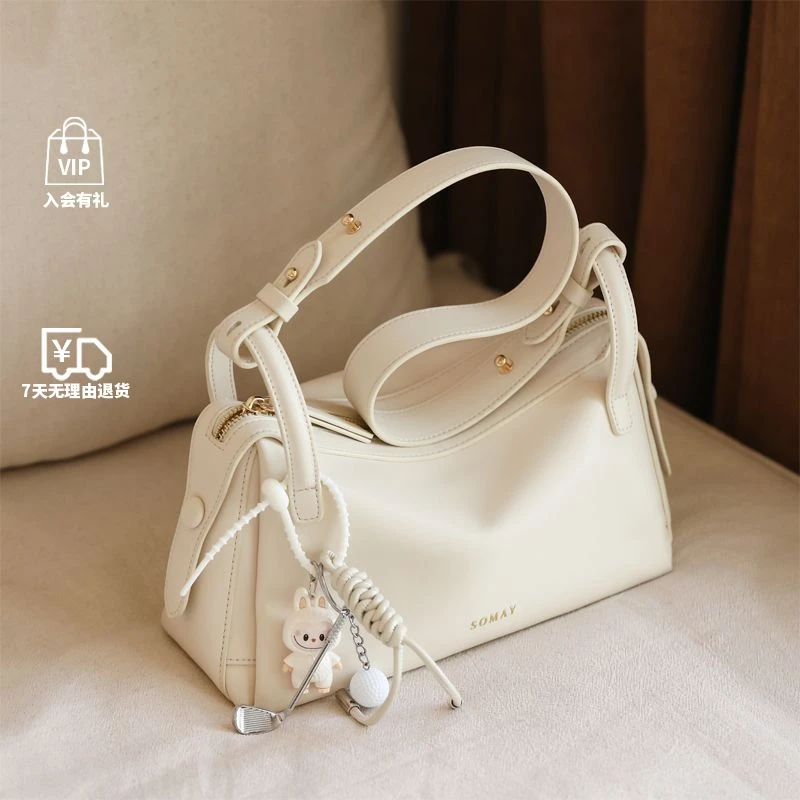 波士顿包包女款爆款2025新款百搭气质单肩斜挎包大号大容量女包小