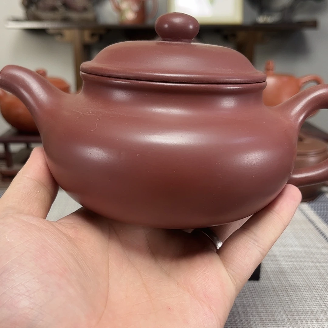 无***名紫砂茶壶微瑕处理