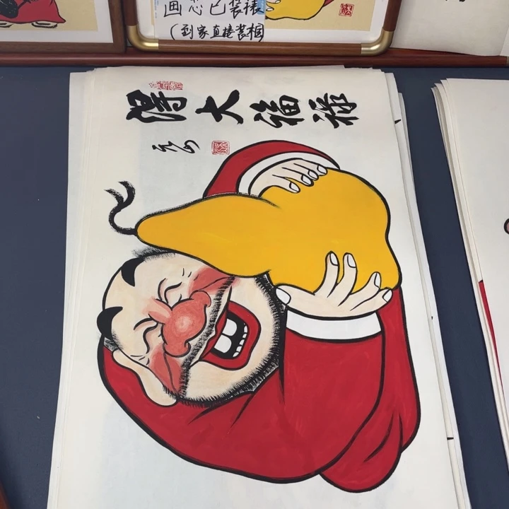 国画禅意画纯手绘作品