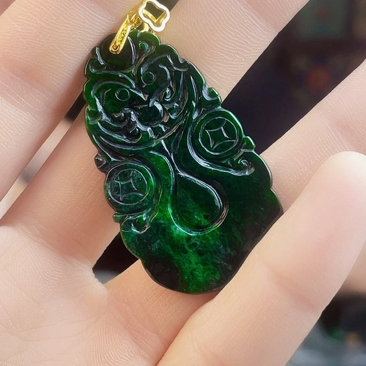 翡翠银S925镶嵌颈饰多样性