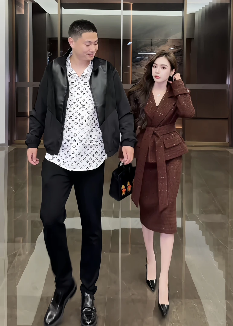 【冬装新款】DO666休闲显瘦修身气质呢外套+半身裙 羊毛粗花呢套装