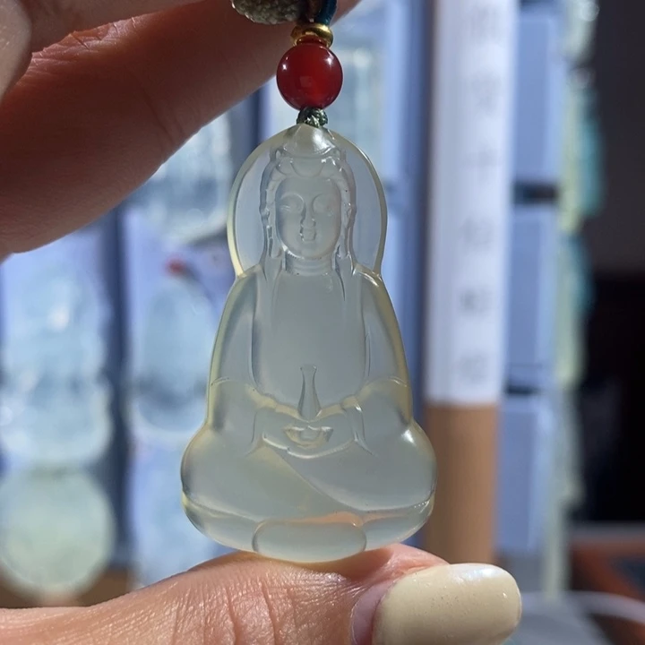 ****i岫玉未镶嵌颈饰吊坠