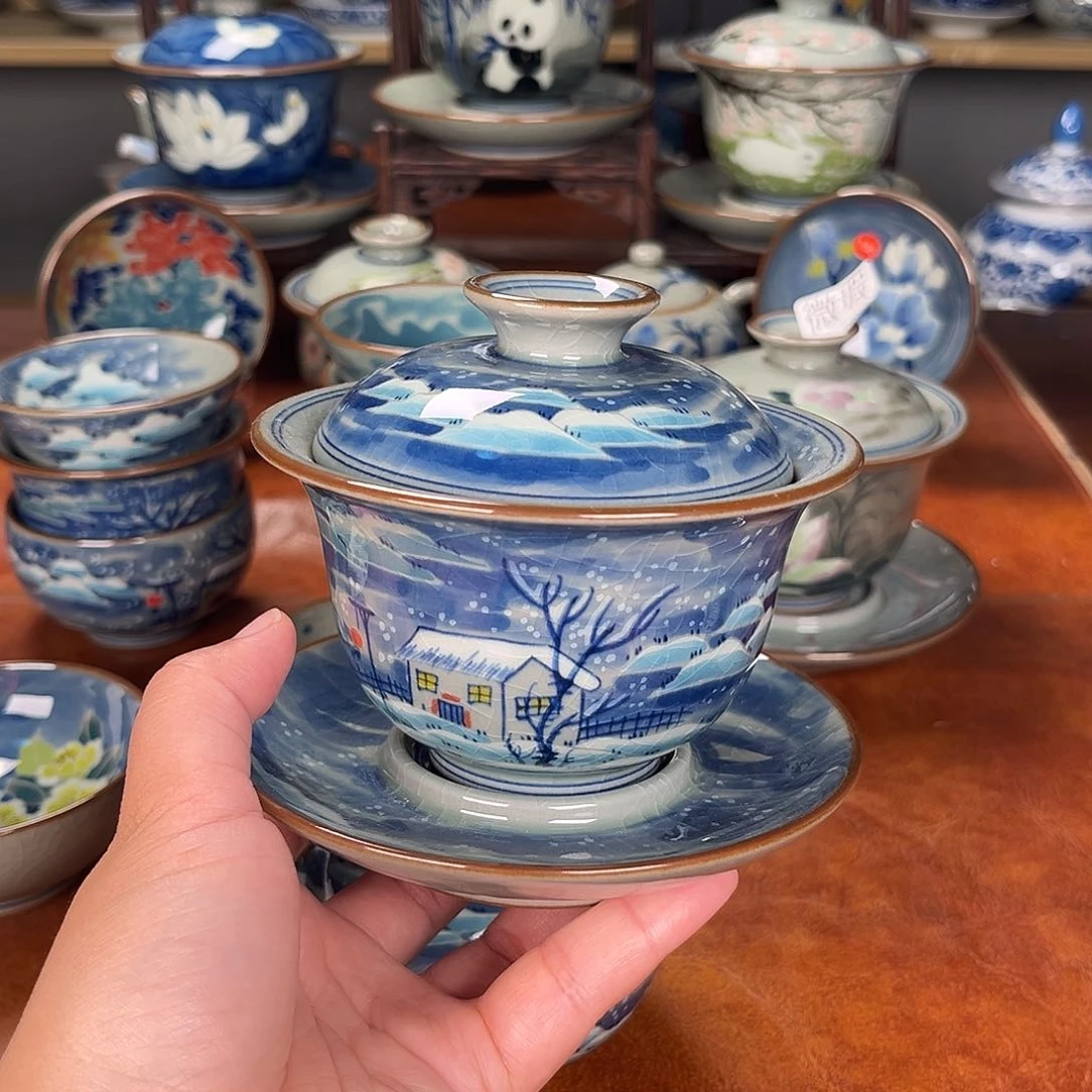 杯盖碗景德镇陶瓷