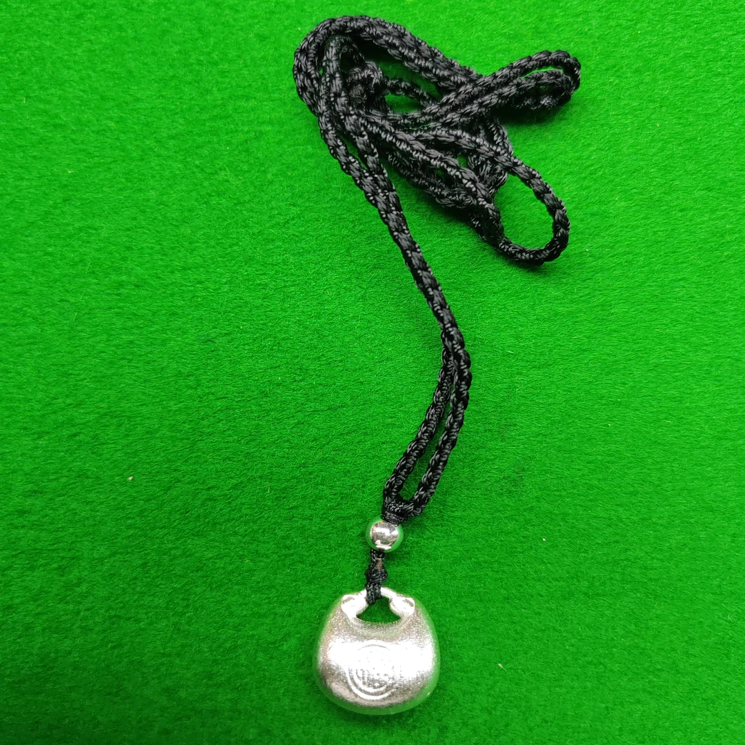 吊坠足银 足银舍实心精品项坠 8g银色项坠(无礼盒)YZ031