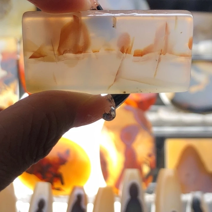 玛瑙/玉髓颈饰未镶嵌174