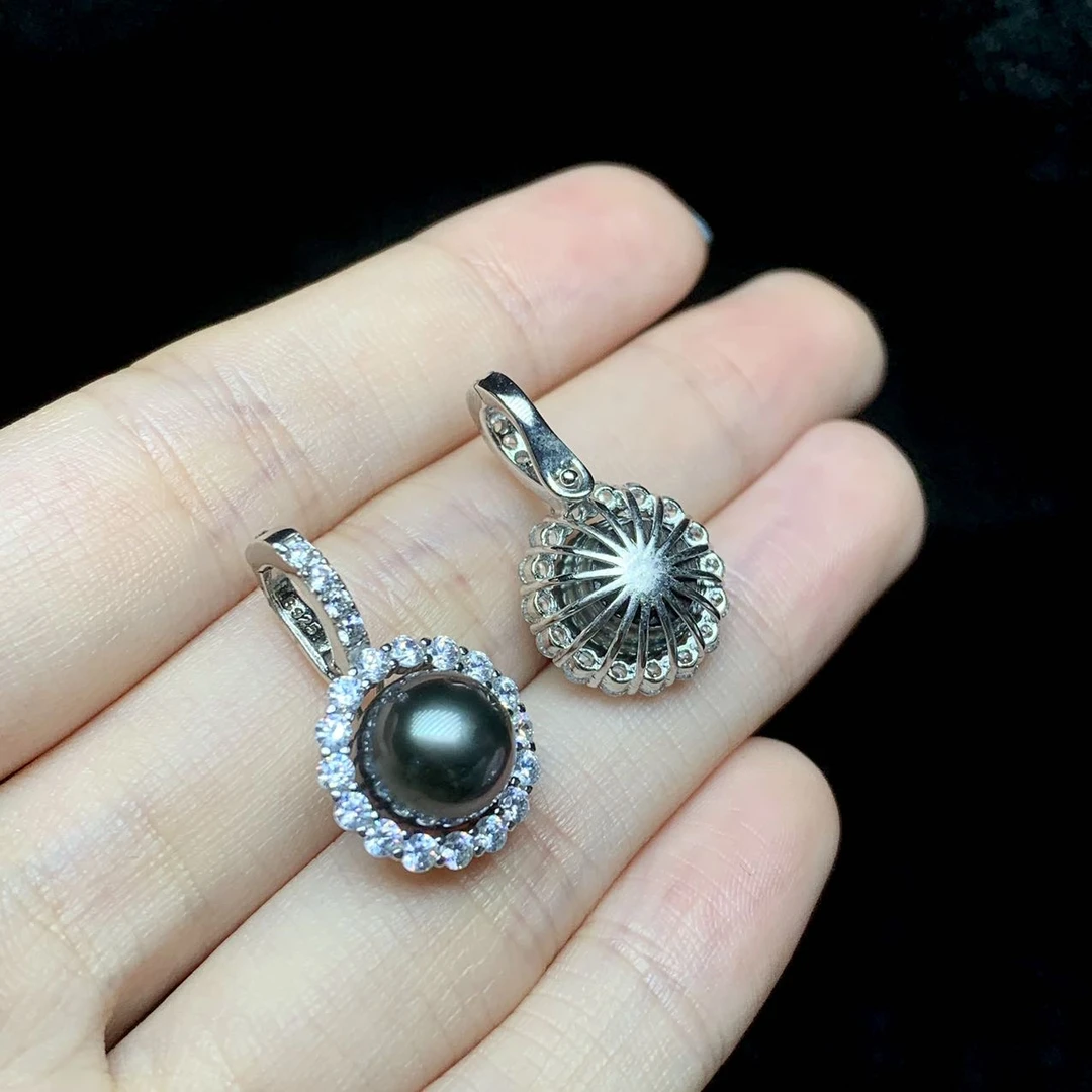 【子选好物】18 ZC52820-S925银珍珠吊坠-多样性发一件-9-10mm