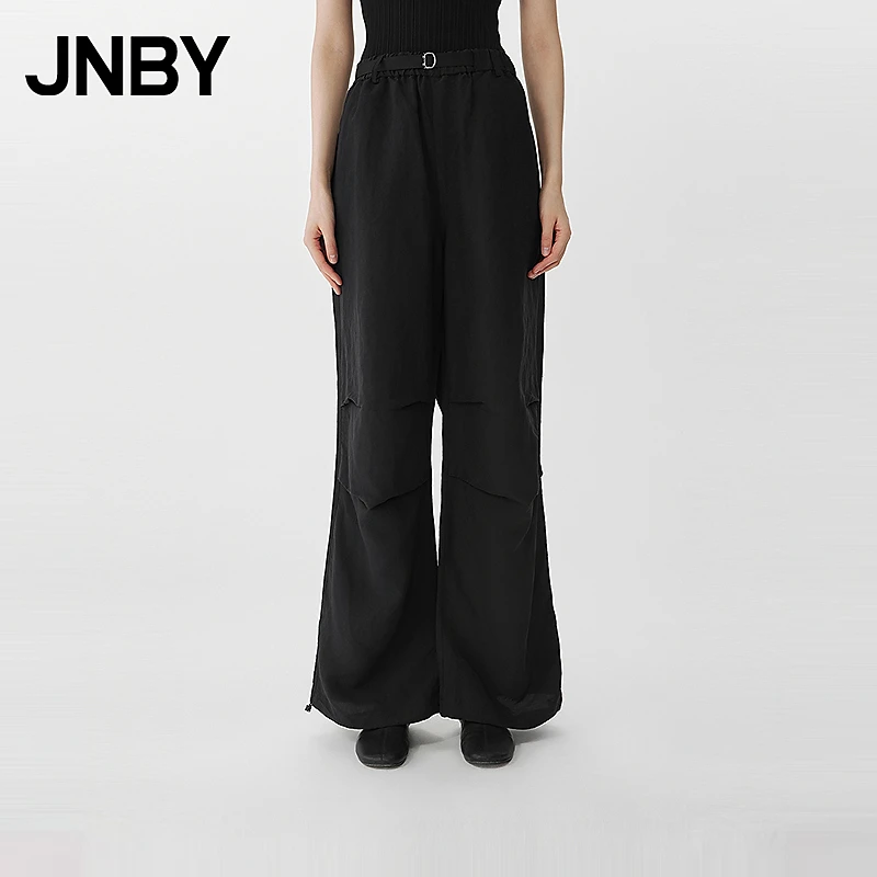 【商场同款新品】JNBY/江南布衣25春休闲伞兵裤高支亚麻女5P3E10530