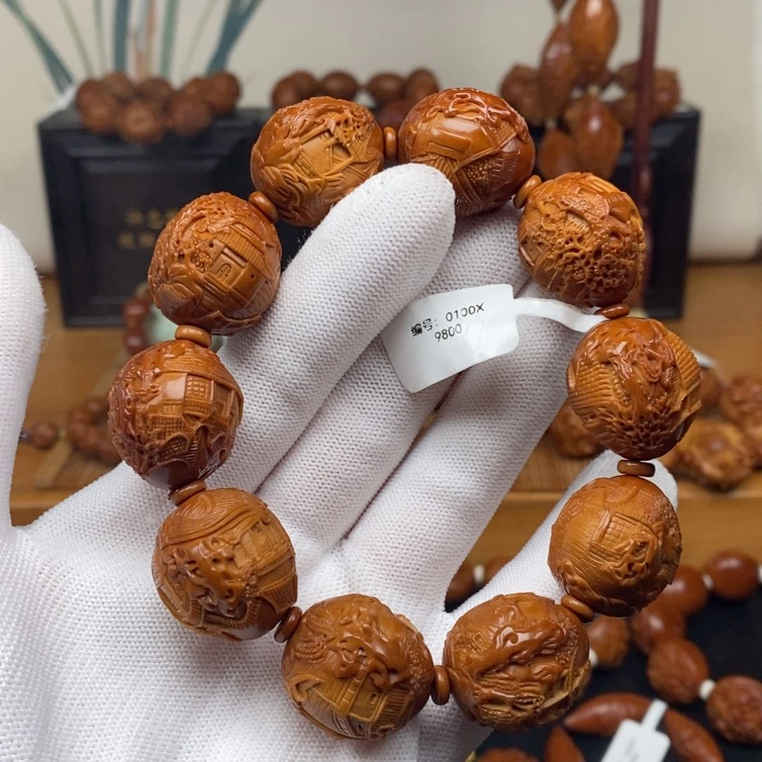 手串橄榄核曹华老师苏州园林