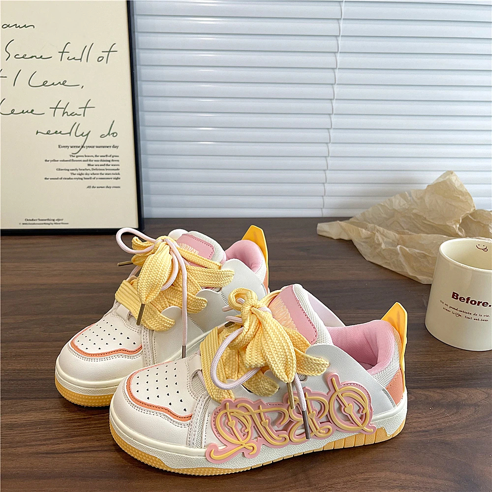 爆款蜜桃粉捡漏清仓ins潮2025夏季小白鞋运动休闲百搭学生板鞋子
