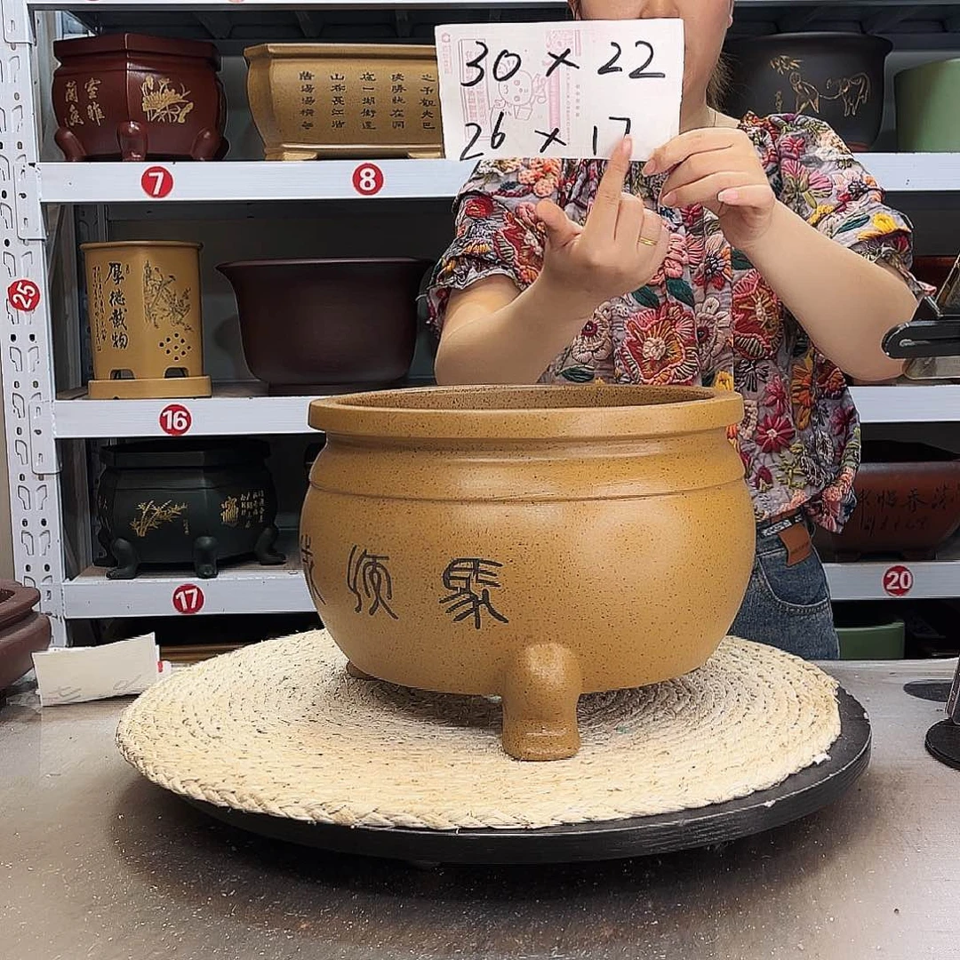 紫砂花盆紫砂花盆